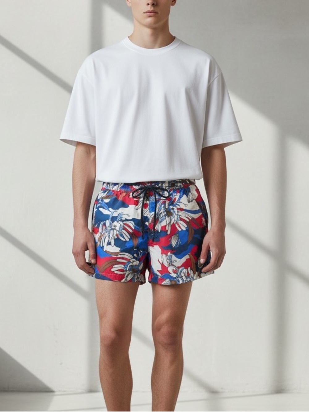 Moncler Floral Board Shorts - Red, Blue, White ⭐️ Host Pick⭐️